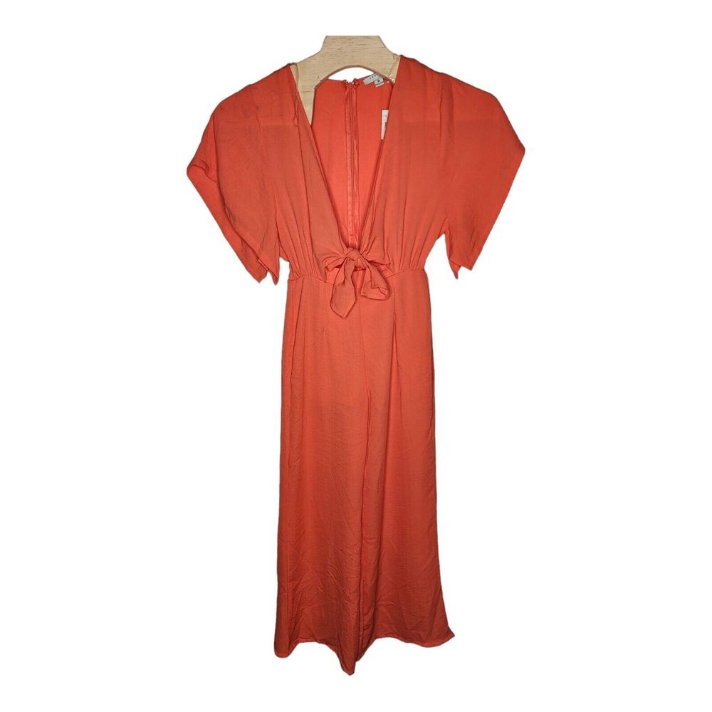 Favlux Fashion Jumpsuit Womens Size M‎ Orange SEE PHOTOS